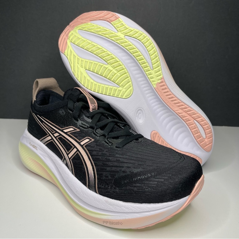 ASICS Gel-Nimbus 27 Black Breeze 1012B753-003 Women’s size 6
